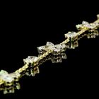 5ctw Prong East West Oval & Pear Station Necklace