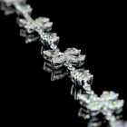 5ctw Prong Oval & Pear Station Necklace