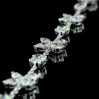 5ctw Prong Oval & Pear Station Necklace