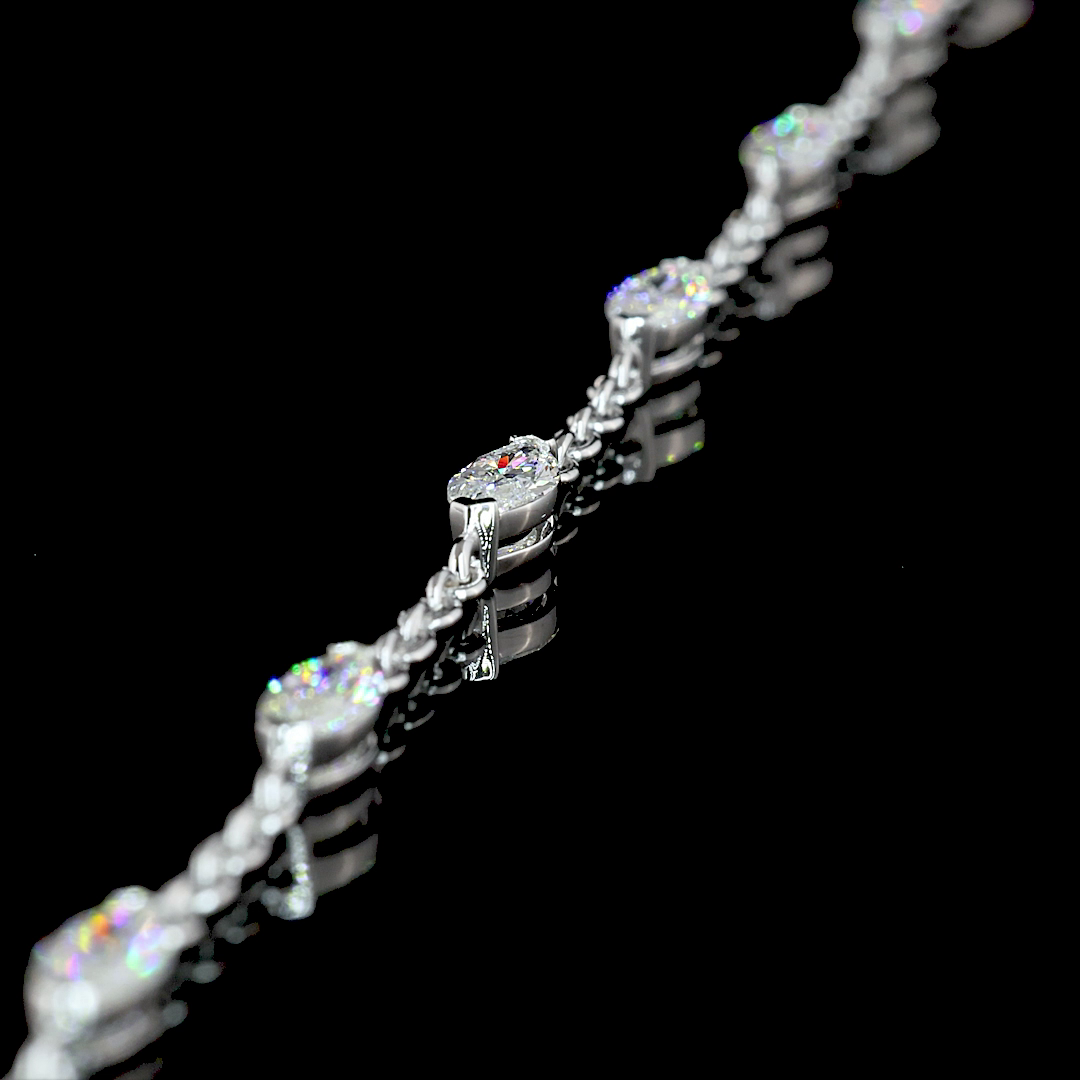 5ctw Prong Pear & Marquise Special Necklace