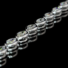 11ctw Bezel East West Marquise Tennis Necklace