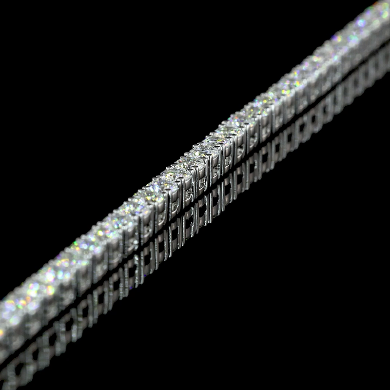 7ctw Prong Round Tennis Necklace