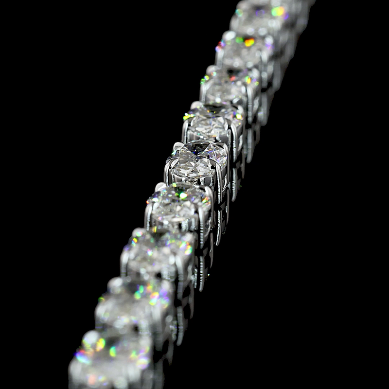 19ctw Prong East West Oval Lariat Necklace