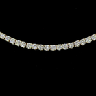 7ctw Prong Round Tennis Necklace