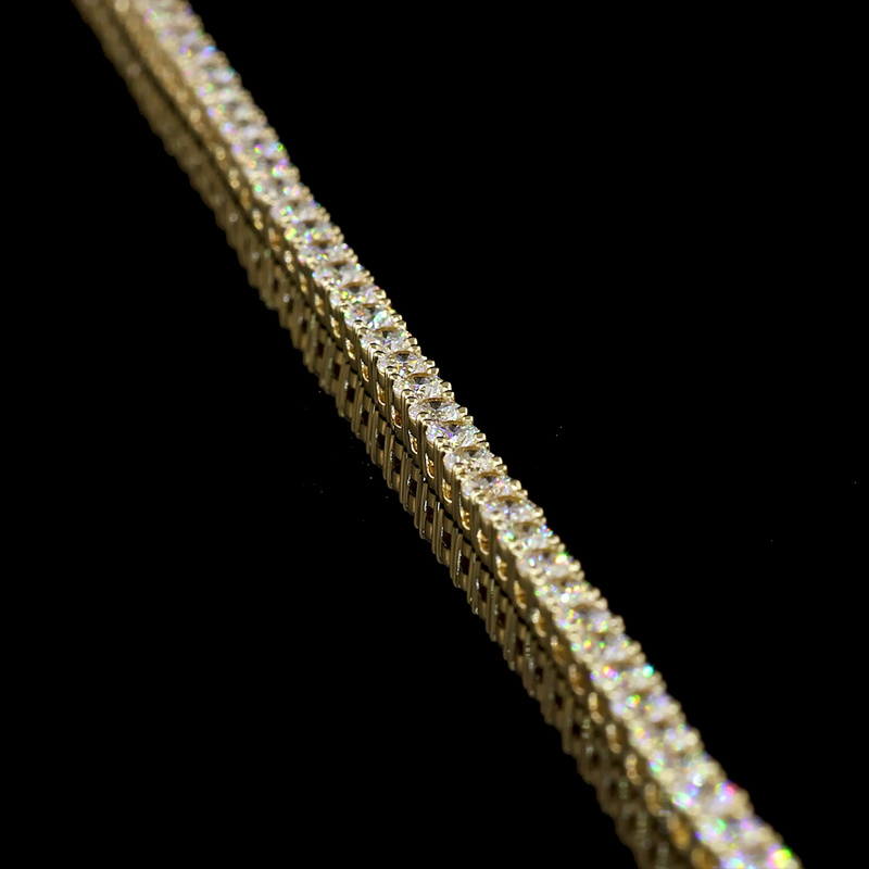 7ctw Prong Round Tennis Necklace