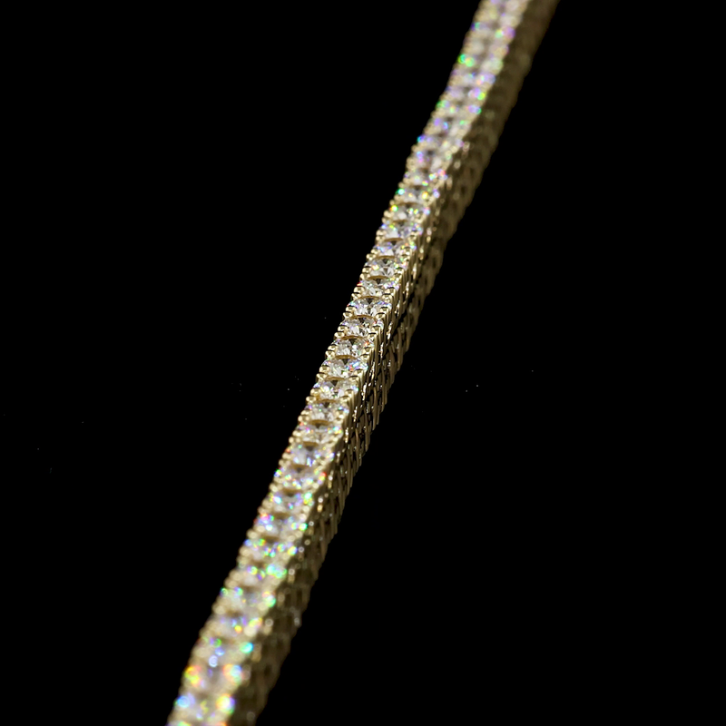 7ctw Prong Round Tennis Necklace