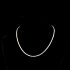 12ctw Prong Round Tennis Necklace