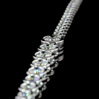 9ctw Bezel Round Riviera Tennis Necklace
