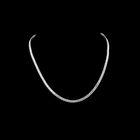 11ctw Prong Emerald Tennis Necklace