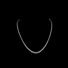 7ctw Prong Round Riviera Tennis Necklace