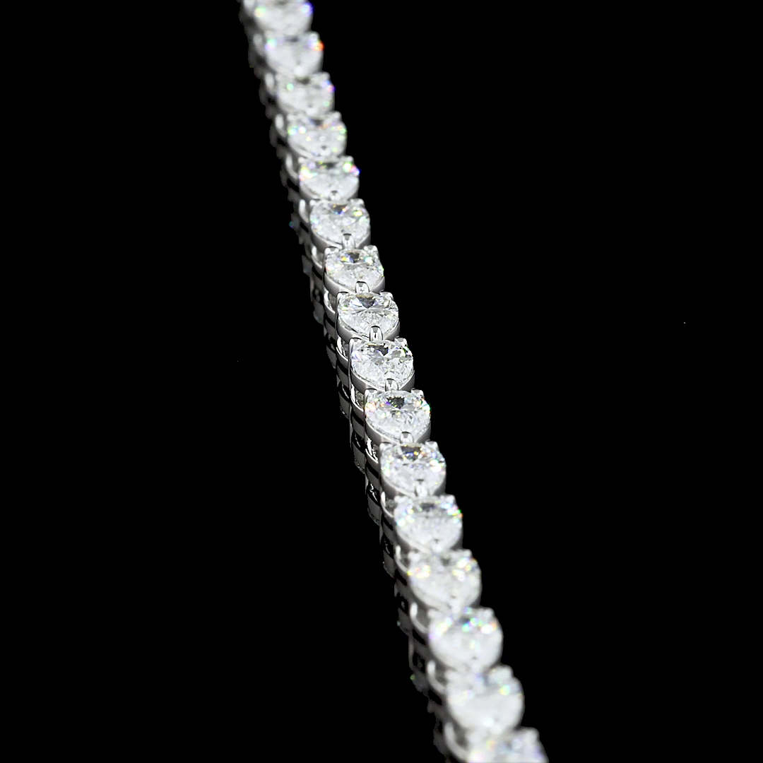 4ctw Prong East West Pear Tennis Bracelet