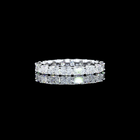 2ctw Prong Radiant 3/4 Eternity Band