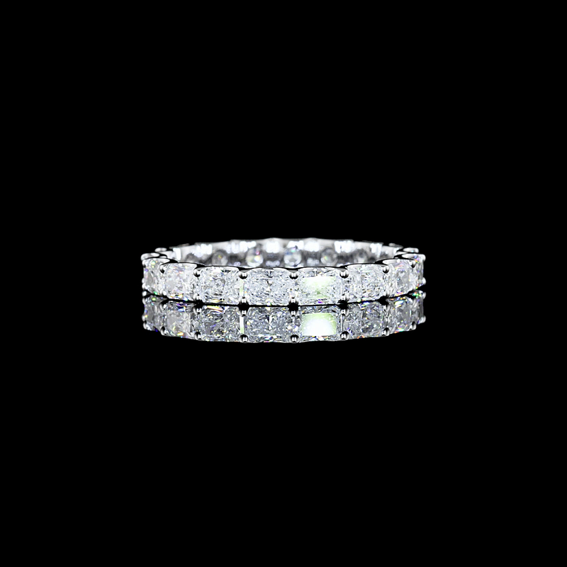 2ctw Prong Radiant 3/4 Eternity Band