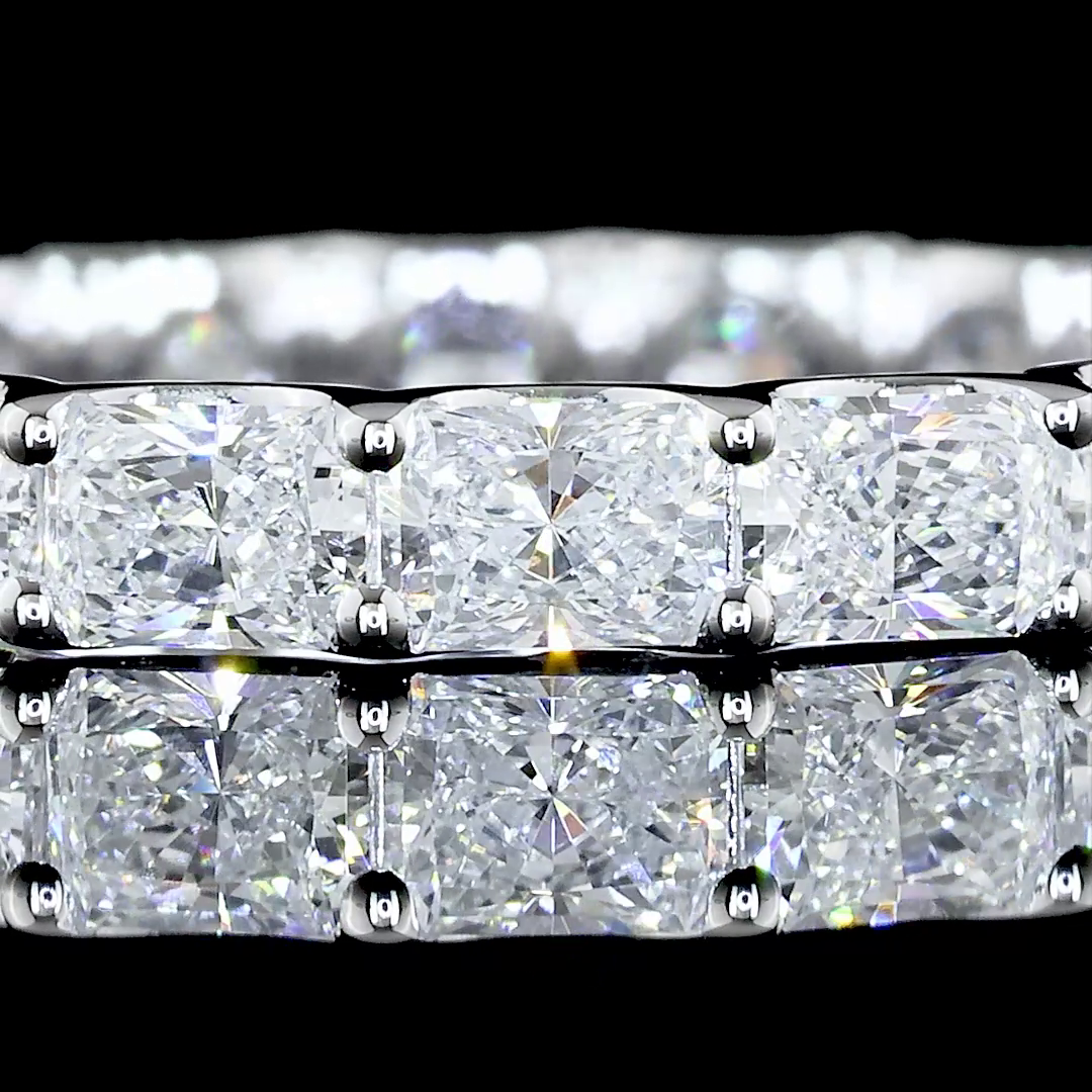 2ctw Prong Radiant 3/4 Eternity Band