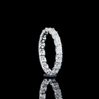 2ctw Prong Radiant 3/4 Eternity Band
