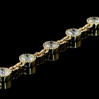 5ctw Bezel Round Station Necklace