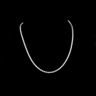9ctw Prong East West Oval Tennis Necklace