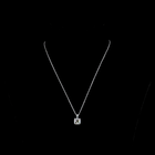 2-1/4ctw Prong Cushion & Round Pendant Pendant
