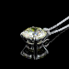 2-3/4ctw Prong Round Pendant