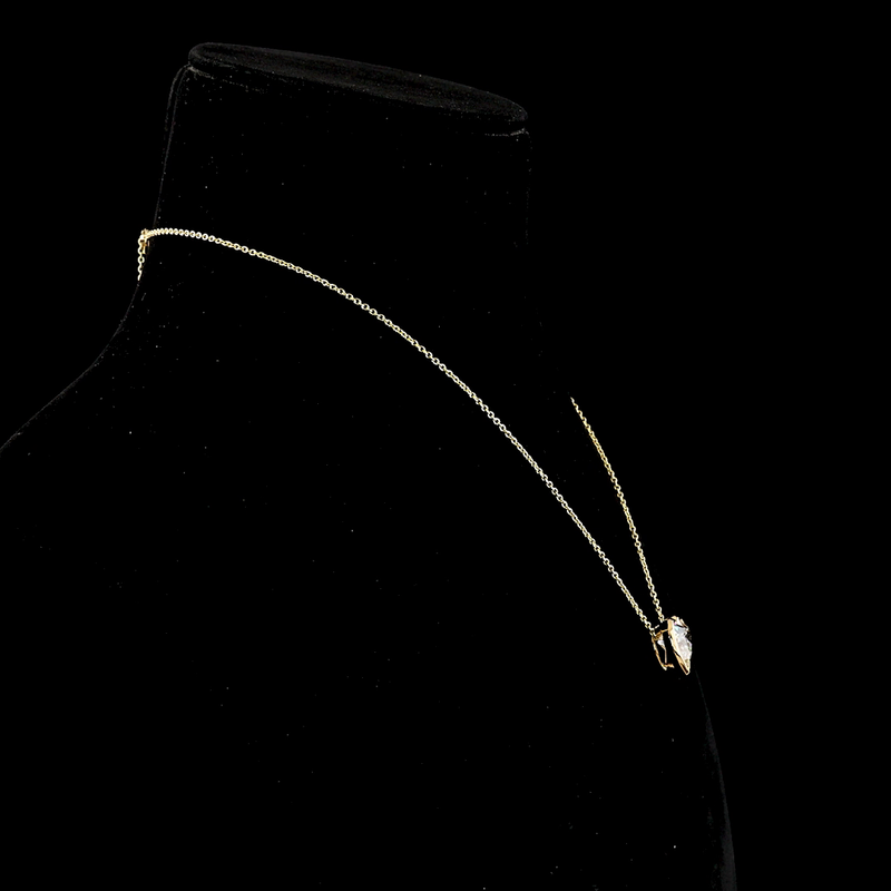 5ctw Bezel East West Heart Solitaire Pendant