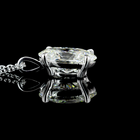 2-3/4ctw Prong Oval Solitaire Pendant