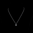 1ctw Prong Oval Solitaire Pendant