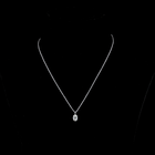 1ctw Prong Oval Solitaire Pendant