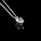 1ctw Prong Oval Solitaire Pendant