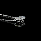 1ctw Prong East West Emerald Solitaire Pendant