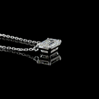 1ctw Prong East West Emerald Solitaire Pendant
