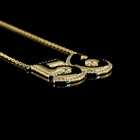 3/8ctw Prong Round Pendant