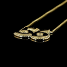 3/8ctw Prong Round Pendant