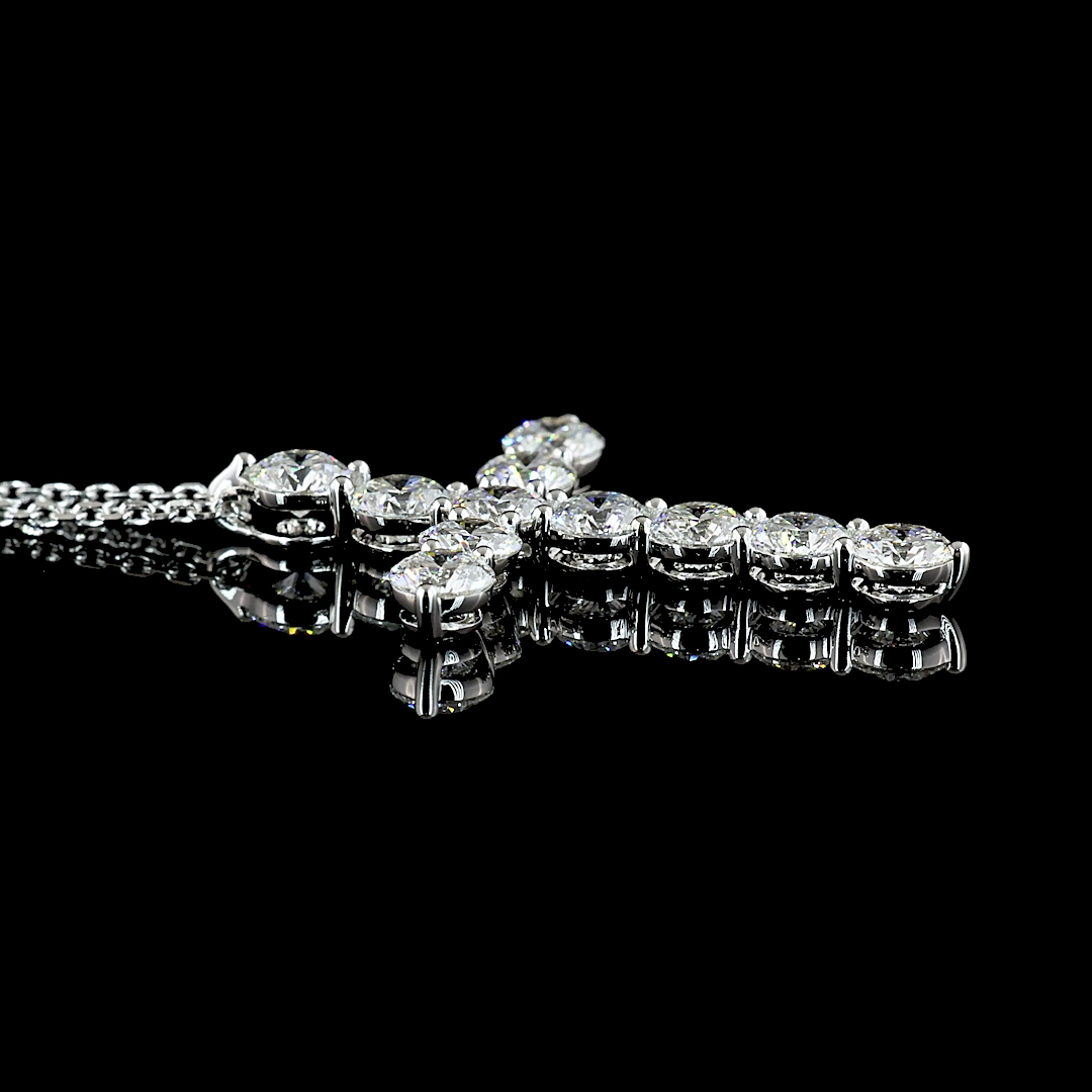 2ctw Prong Round Symbol Pendant