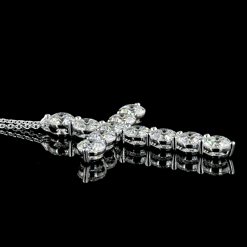 5ctw Prong Round Symbol Pendant