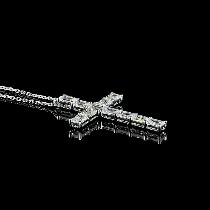 2ctw Prong Emerald Symbol Pendant