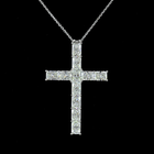5ctw Prong Radiant Symbol Pendant
