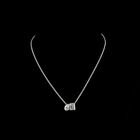 2-3/4ctw Bezel Emerald & Pear Toi et Moi Pendant