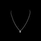 1-1/2ctw Prong Pear Solitaire Pendant