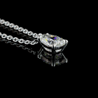 1-1/2ctw Prong Pear Solitaire Pendant