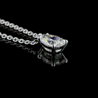 1-1/2ctw Prong Pear Solitaire Pendant