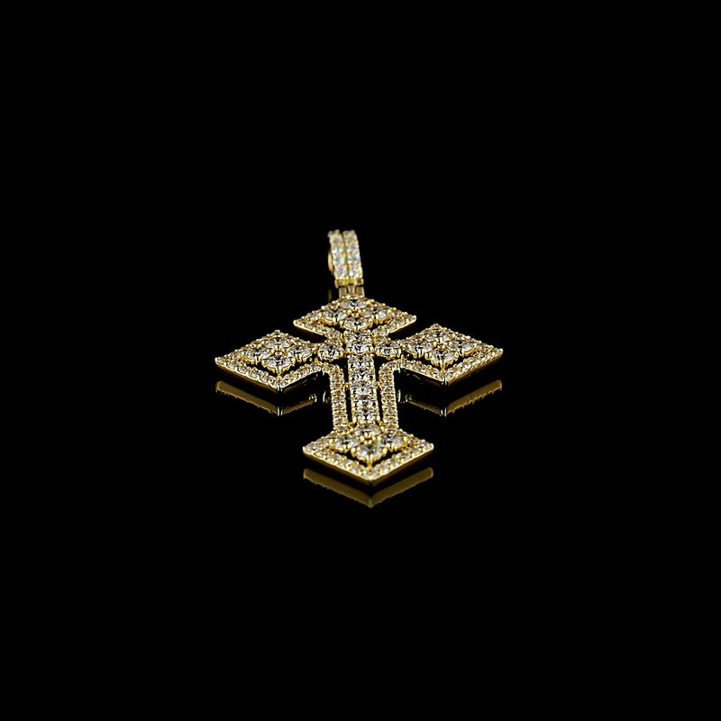 1-1/4ctw Prong Round Pendant Pendant