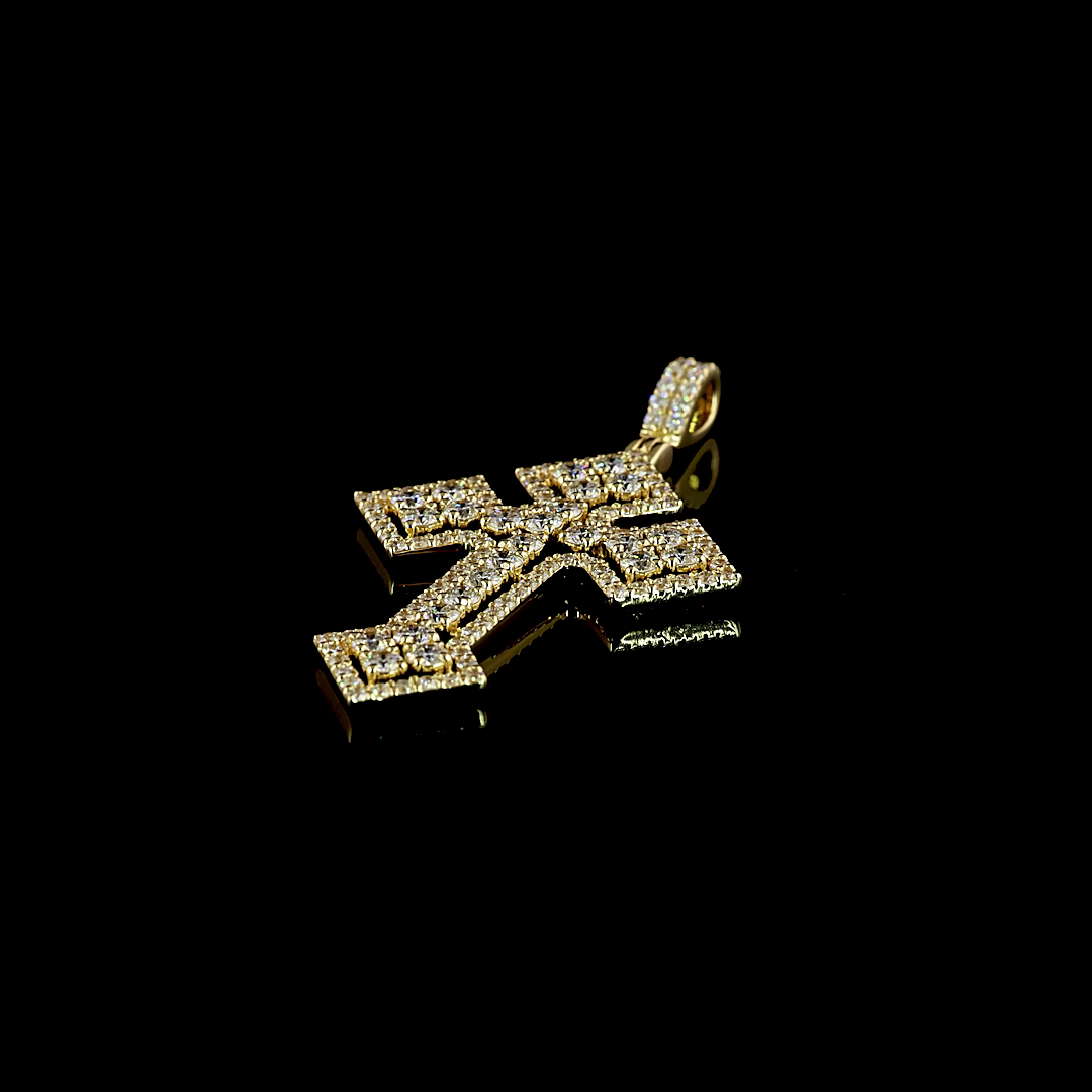 1-1/4ctw Prong Round Pendant Pendant