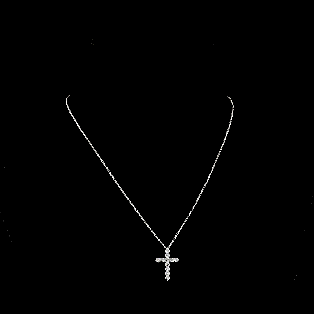 1/2ctw Prong Round Symbol Pendant