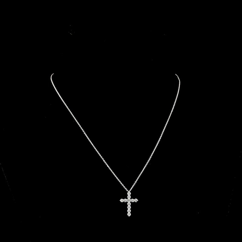 1/2ctw Prong Round Symbol Pendant