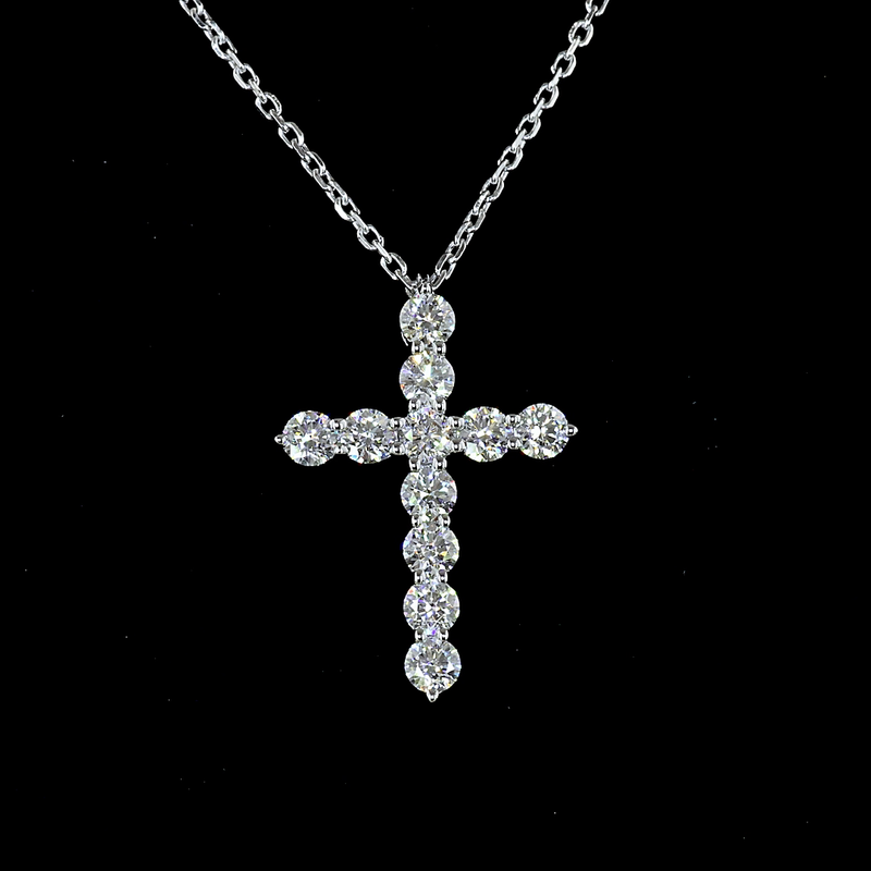 1/2ctw Prong Round Symbol Pendant