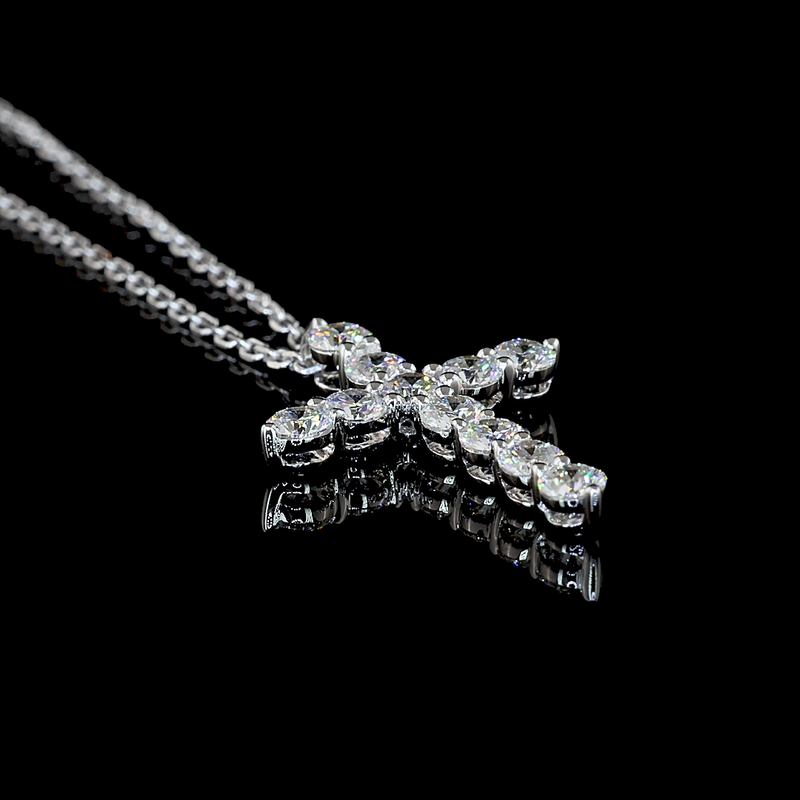 1/2ctw Prong Round Symbol Pendant