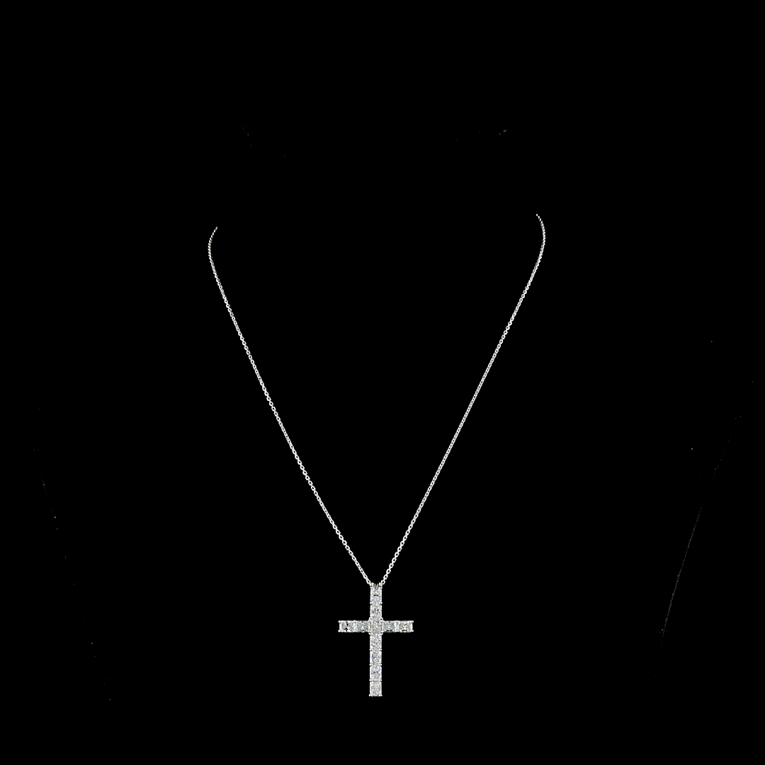 2-1/4ctw Prong Radiant Symbol Pendant