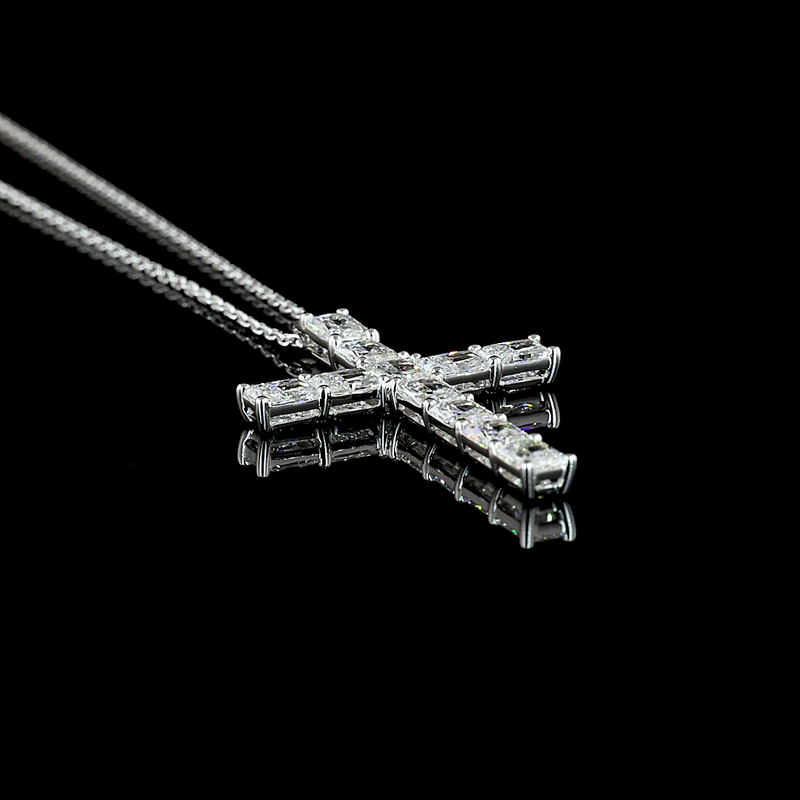 2-1/4ctw Prong Radiant Symbol Pendant