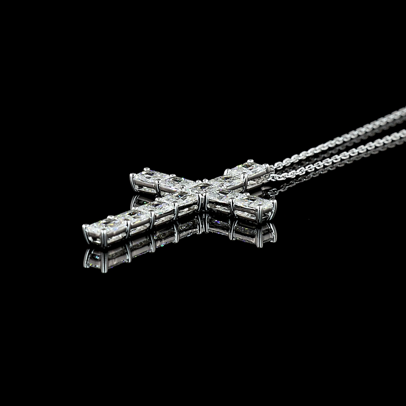 2-1/4ctw Prong Radiant Symbol Pendant