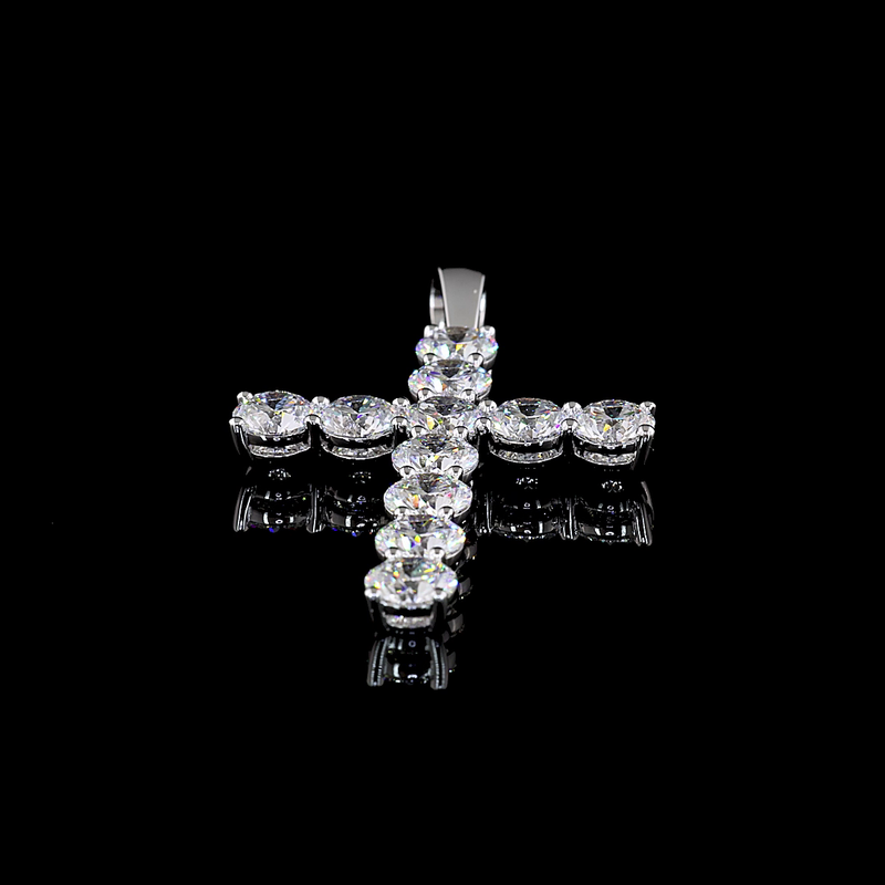 13ctw Prong Round Symbol Pendant